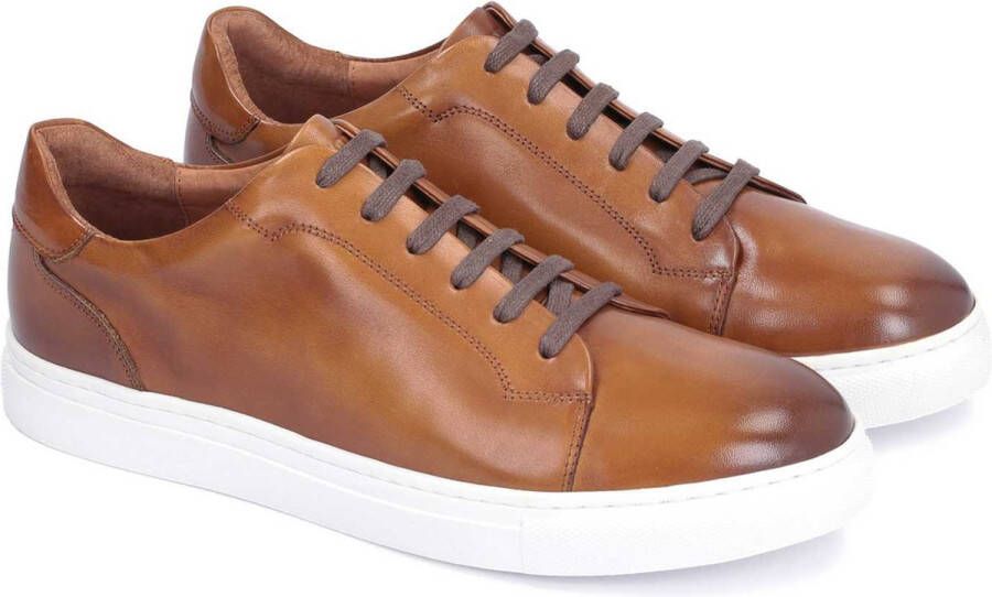 Kazar Klassieke bruine herensneakers