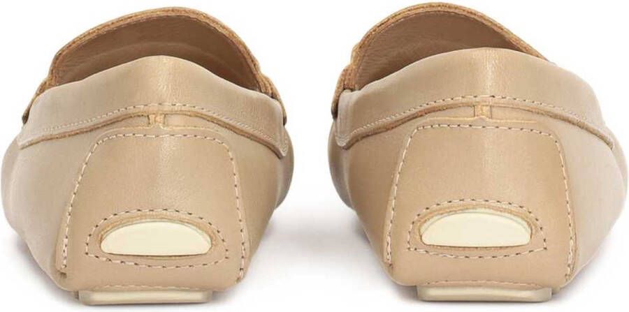 Kazar Leather moccasins with metal buckle