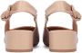 Kazar Dames leren pumps met geknoopte band Brown Dames - Thumbnail 5