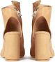 Kazar Dames lichtbruine peep toe laarzen Brown Dames - Thumbnail 2