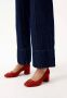 Kazar Rode nubuck pumps Red Dames - Thumbnail 2