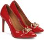 Kazar Rode lakleren stiletto's met een ketting Red Dames - Thumbnail 4