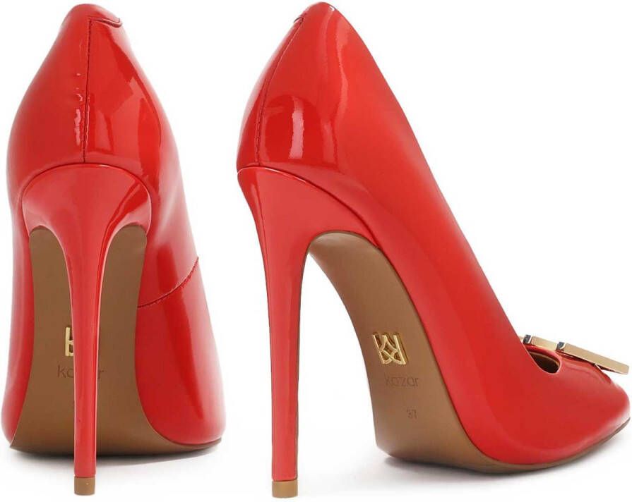 Kazar Red stilettos made of patent leather