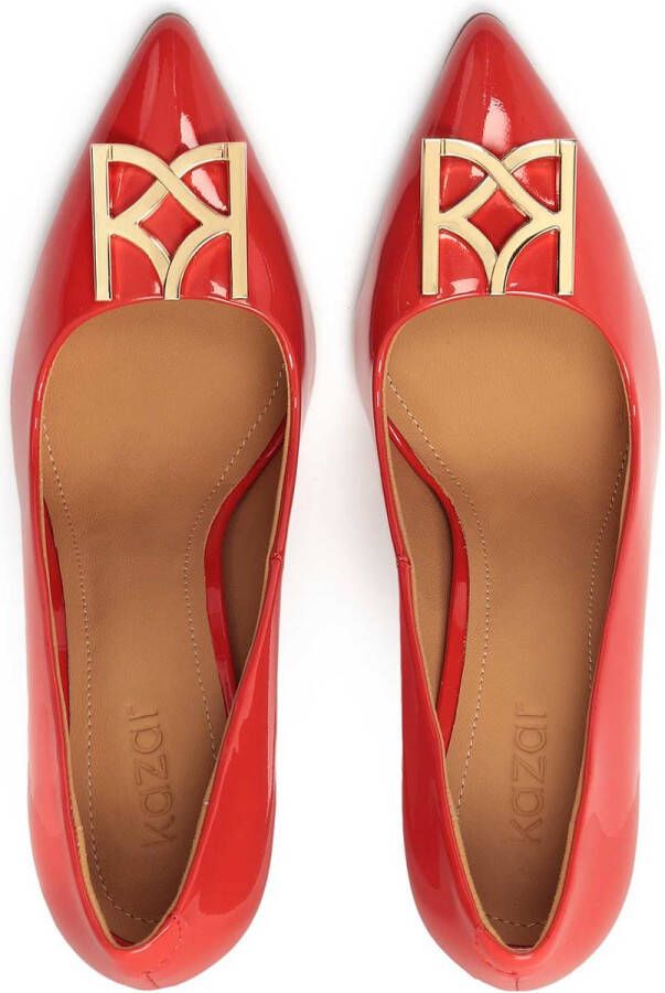 Kazar Red stilettos made of patent leather