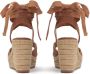 Kazar Sandalen op een comfortabele stilettohak in lichtbruin stof Brown Dames - Thumbnail 4