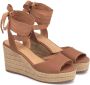 Kazar Sandalen op een comfortabele stilettohak in lichtbruin stof Brown Dames - Thumbnail 5