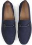 Kazar Heren stijlvolle nubuck marineblauwe mocassins met een applicatie Blue Heren - Thumbnail 3