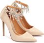 Kazar Stoffen pumps met een versierde band Beige Dames - Thumbnail 5