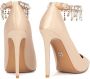 Kazar Stoffen pumps met een versierde band Beige Dames - Thumbnail 6