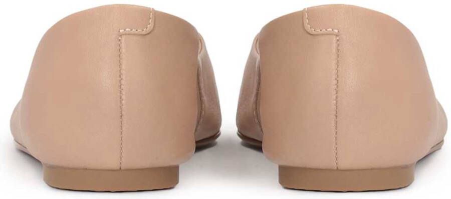 Kazar Studio Beige leather ballerinas in full grain leather