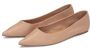 Kazar Studio Beige leren ballerina's van volnerfleer Beige Dames - Thumbnail 4