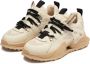 Kazar Studio Beige sneakers van gecombineerde materialen Beige Dames - Thumbnail 5