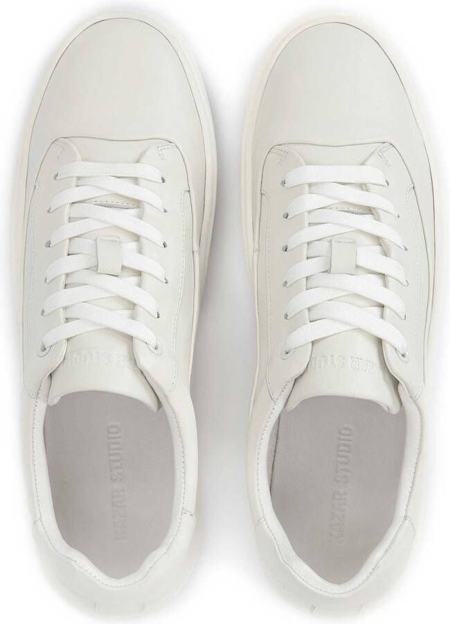 Kazar Studio Casual witte leren herensneakers