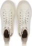 Kazar Dames off-white platte enkellaarsjes met veters Beige Dames - Thumbnail 3