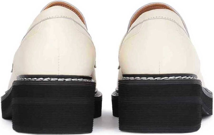 Kazar Studio Leren loafers in off-witte kleur White Dames - Foto 3