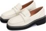 Kazar Studio Leren loafers in off-witte kleur White Dames - Thumbnail 4