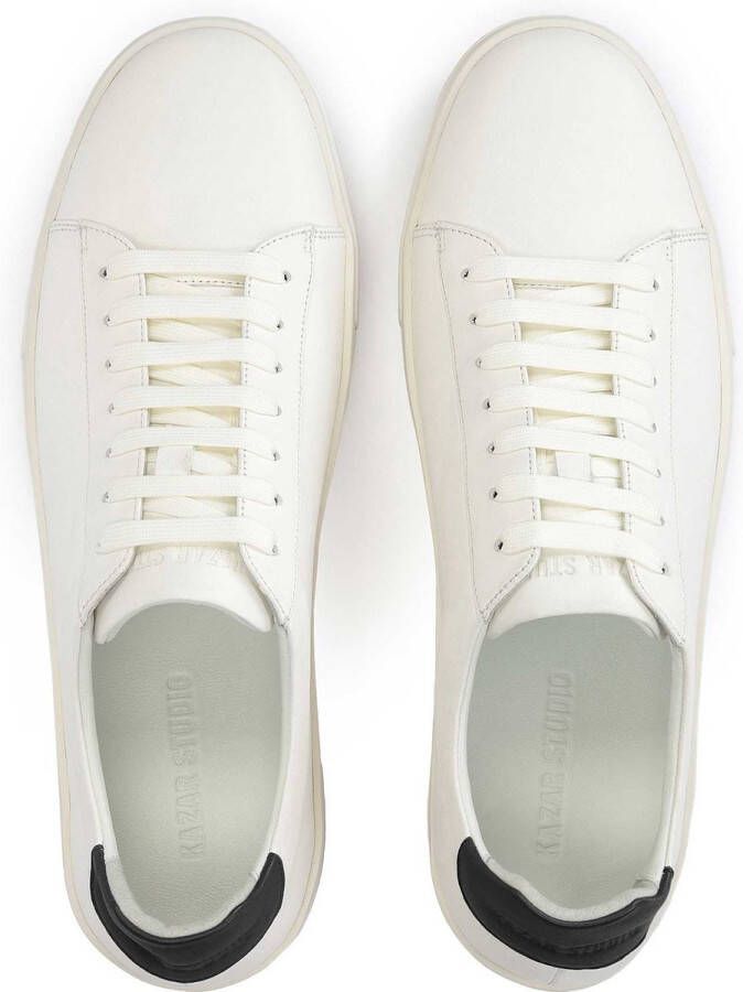 Kazar Studio Men's leather sneakers in white