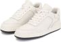 Kazar Studio Witte leren sneakers voor heren versierd met draden White Heren - Thumbnail 3