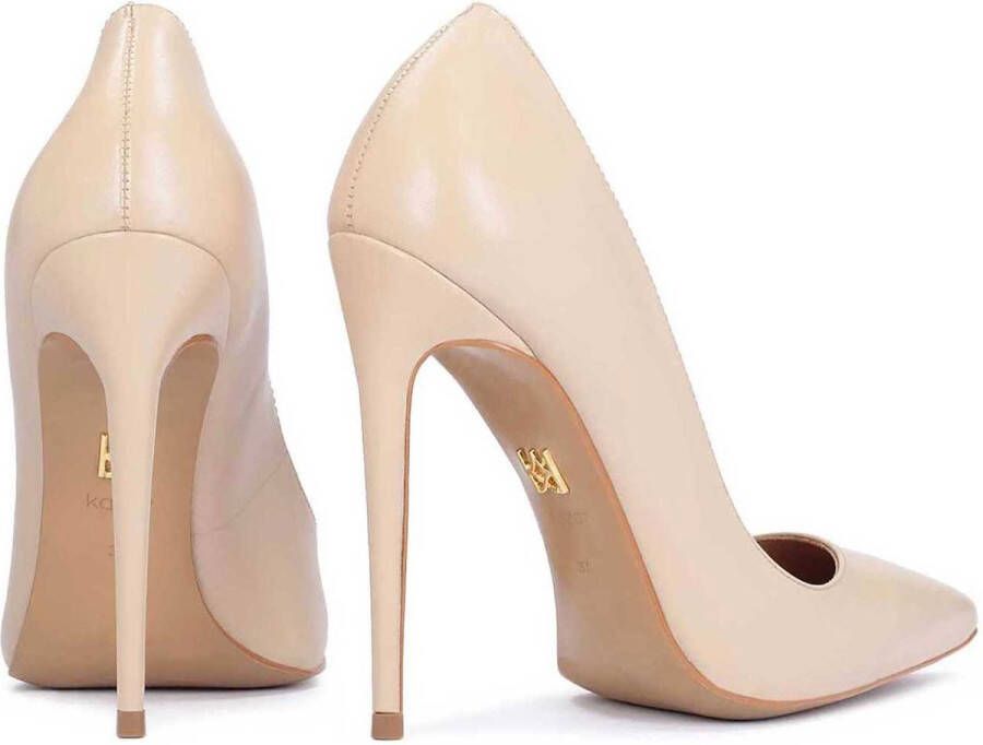 Kazar Tijdloze stiletto's van beige leer Beige Dames - Foto 5