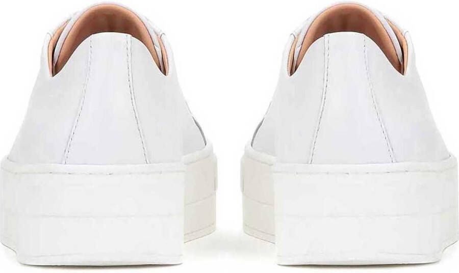 Kazar Dames witte sneakers White Dames