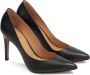 Kazar Zwarte Leren Puntige Neus Stiletto's Black Dames - Thumbnail 3