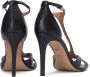 Kazar Zwarte leren sandalen met effectieve bandjes Black Dames - Thumbnail 4