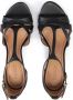 Kazar Zwarte leren sandalen met effectieve bandjes Black Dames - Thumbnail 5