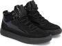 Kazar Zwarte Leren Sneakers met Glanzende Elementen Black Heren - Thumbnail 4