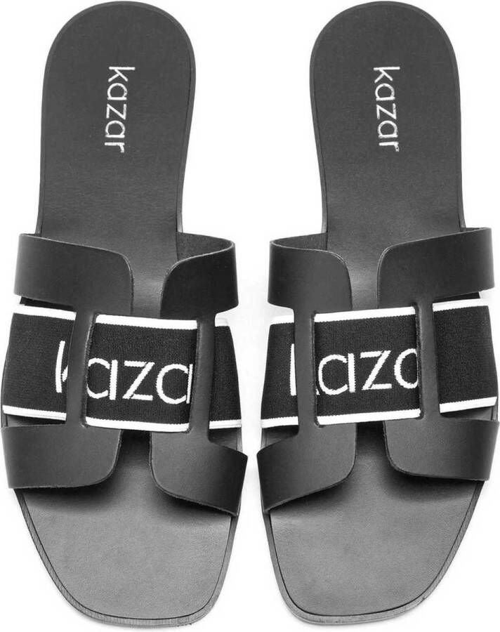 Kazar Zwarte pantoffels voor dames