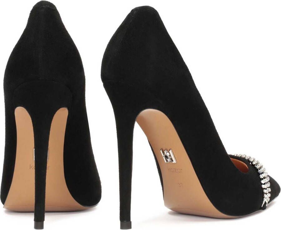 Kazar Zwarte suède pumps versierd met sieraden Black Dames - Foto 3