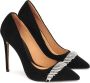 Kazar Zwarte suède pumps versierd met sieraden Black Dames - Thumbnail 4