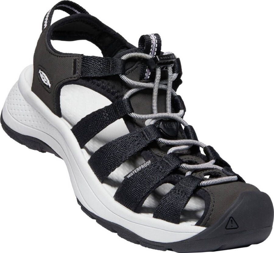 Keen Astoria West Dames Wandelsandalen Black Grey Zwart Gerecyclede PET flessen K1023594