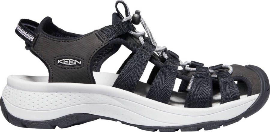 Keen Astoria West Dames Wandelsandalen Black Grey Zwart Gerecyclede PET flessen K1023594