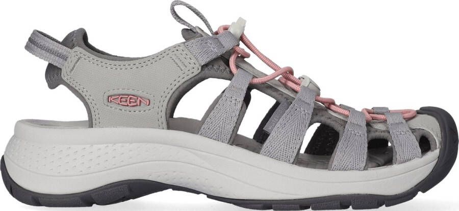 Keen Astoria West Dames Wandelsandalen Grey Coral Grijs Gerecyclede PET flessen K1023589