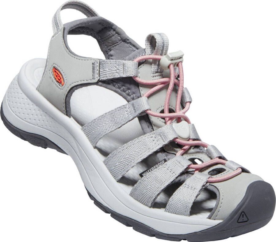 Keen Astoria West Dames Wandelsandalen Grey Coral Grijs Gerecyclede PET flessen K1023589