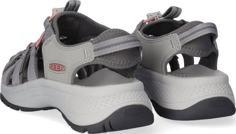 Keen Astoria West Dames Wandelsandalen Grey Coral Grijs Gerecyclede PET flessen K1023589