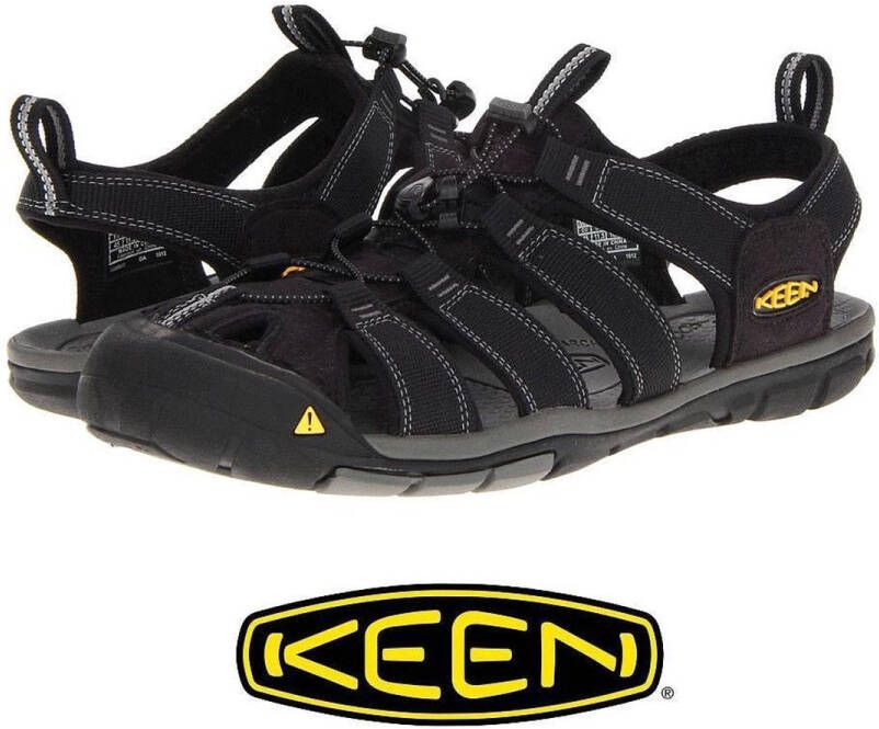 Keen Clearwater CNX Wandelsandalen Mannen Zwart Grijs