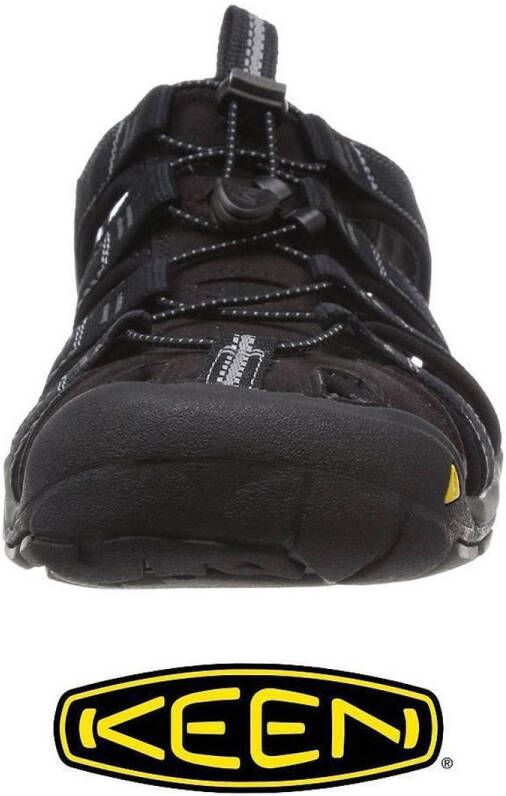 Keen Clearwater CNX Wandelsandalen Mannen Zwart Grijs