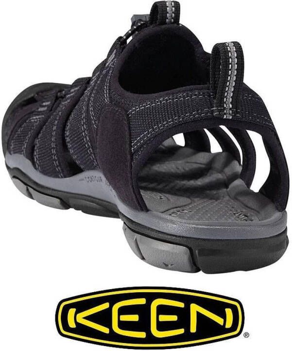 Keen Clearwater CNX Wandelsandalen Mannen Zwart Grijs