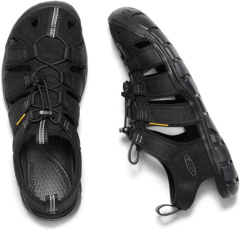 Keen Clearwater Dames Wandelsandalen Black Black Zwart Polyester K1020662 - Foto 4