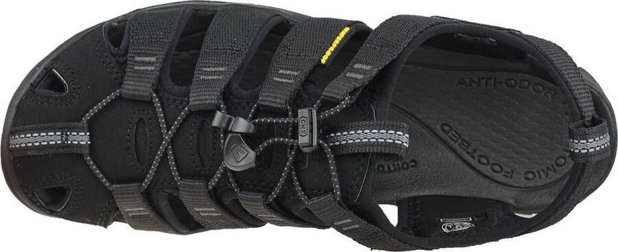 Keen Clearwater Dames Wandelsandalen Black Black Zwart Polyester K1020662