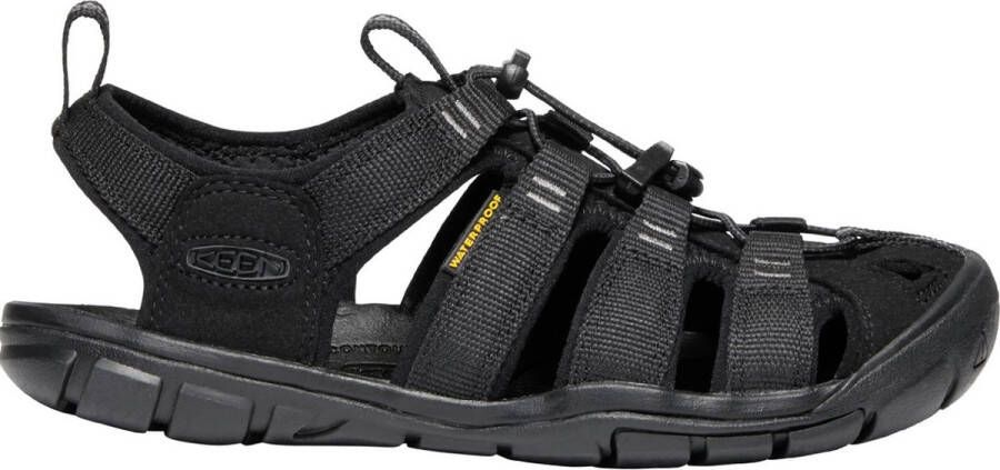 Keen Clearwater Dames Wandelsandalen Black Black Zwart Polyester K1020662