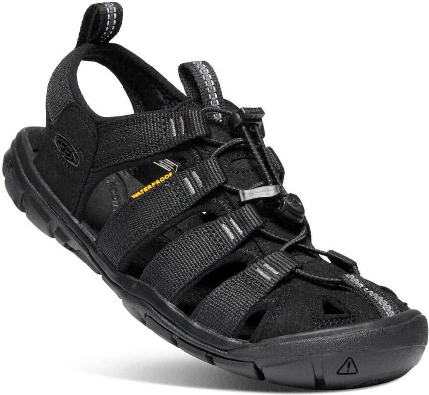 Keen Clearwater Dames Wandelsandalen Black Black Zwart Polyester K1020662