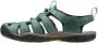 Keen Clearwater Dames Wandelsandalen Mineral Blue Yellow Aqua Leer K1014371 - Thumbnail 4