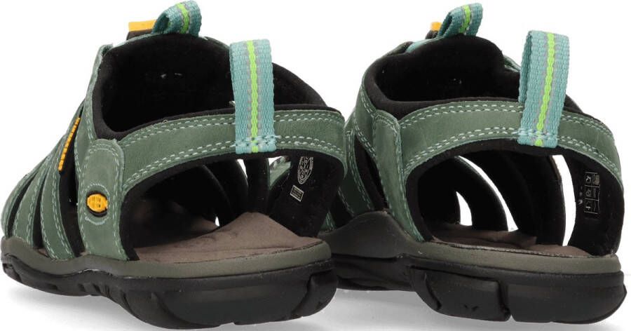 Keen Clearwater Dames Wandelsandalen Mineral Blue Yellow Aqua Leer K1014371