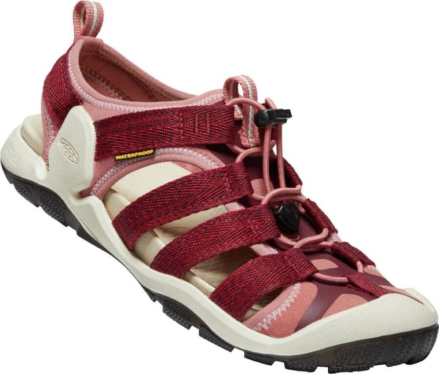 Keen CNX II Dames Water Sandalen Red Dahlia Andorra Bordeaux Polyester K1024975