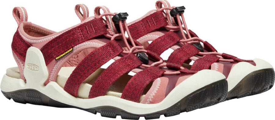 Keen CNX II Dames Water Sandalen Red Dahlia Andorra Bordeaux Polyester K1024975