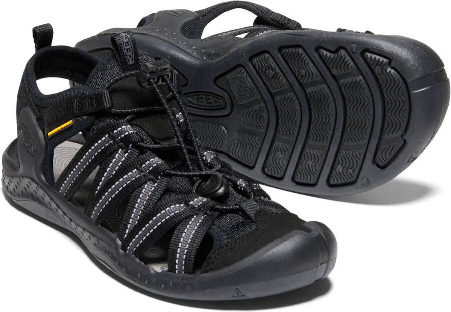 Keen Drift Creek H2 Dames Outdoor Sandalen Black Black Zwart Polyester K1026126