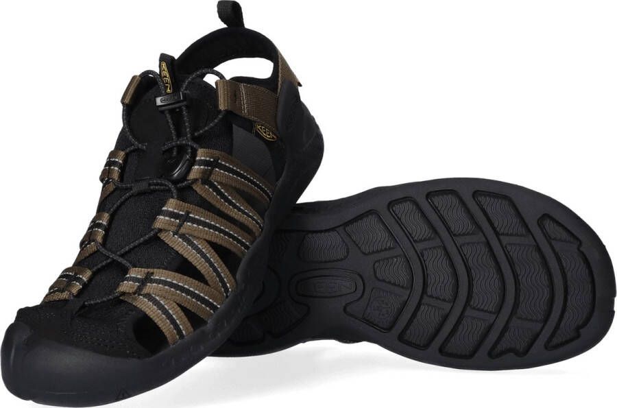 Keen Drift Creek H2 Heren Outdoor Sandalen Dark Olive Black Groen Polyester K1026123