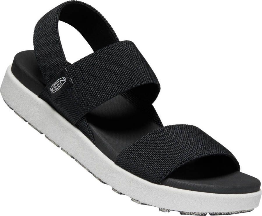 Keen Elle Backstrap Dames Sandalen Black Zwart Gerecyclede PET flessen K1022620